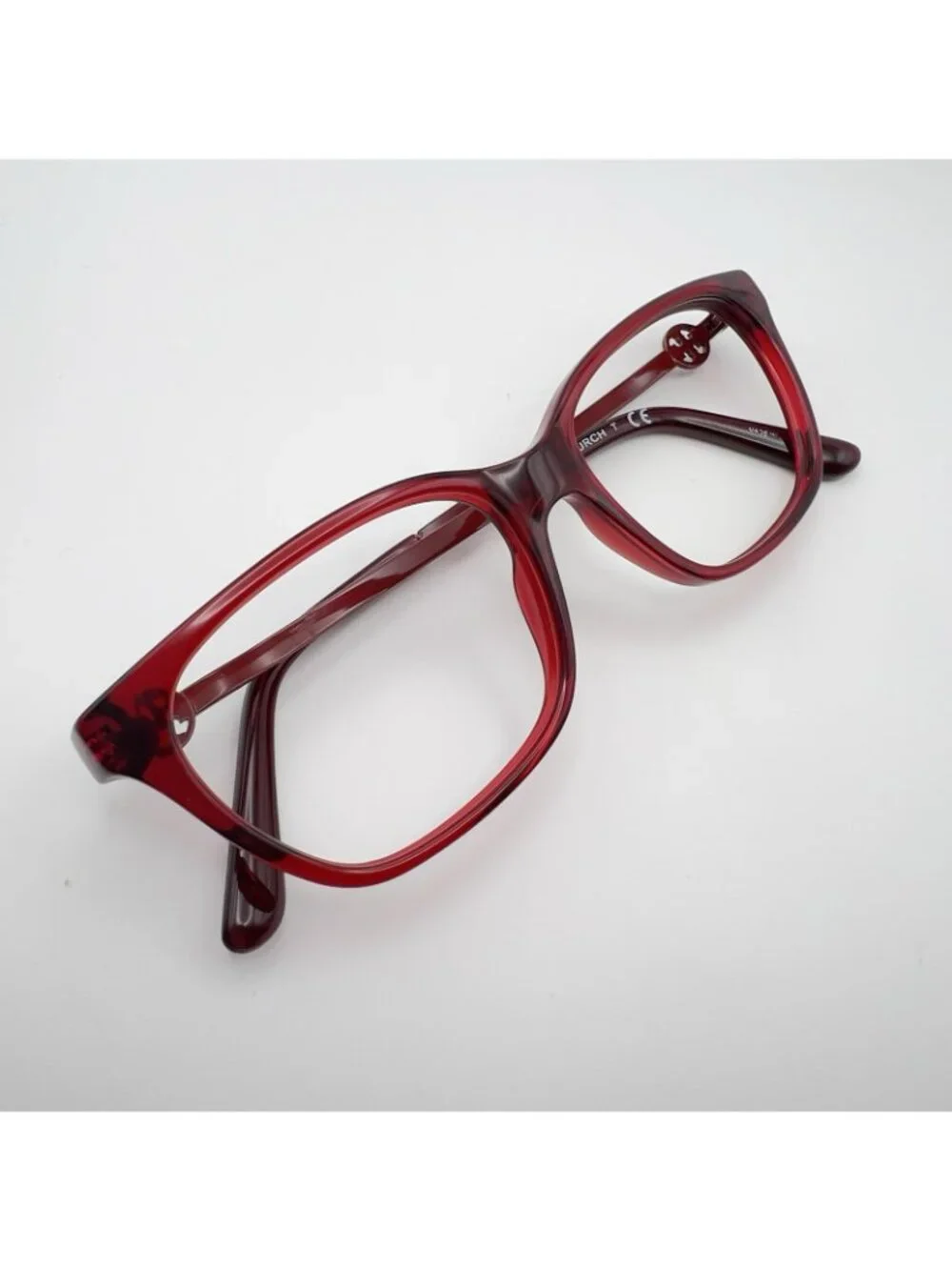 Tory Burch TY 2107 1801 Burgundy Red Cat Eye Square Eyeglass Frames 52-15-140